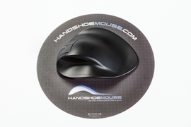 small handshoe on mousemat